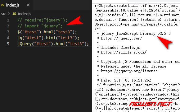 苏南大叔：webpack4系列教程，如何利用ProvidePlugin识别模块？ - jquery-code