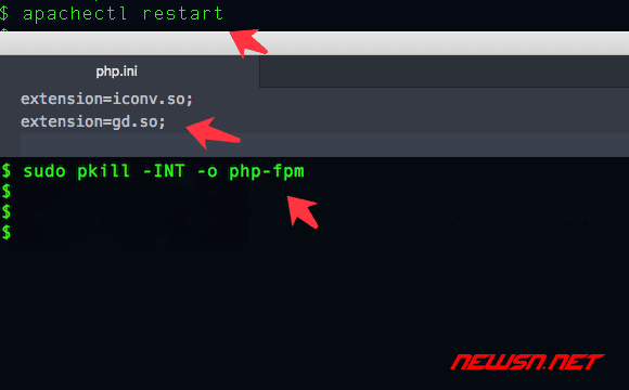 苏南大叔：mac 系统，如何编译带freetype功能的php的gd模块 - 重启服务器