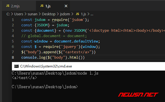 苏南大叔：node内使用jquery，后端如何使用jquery查询dom？ - require-jquery