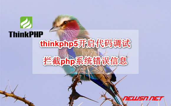 苏南大叔：thinkphp5如何开启代码调试？如何拦截php系统错误信息 - thinkphp5-debug