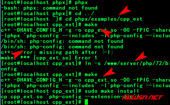 苏南大叔：centos 环境，如何编译基于 phpx 的 php 扩展项目？ - cpp-error-php-config