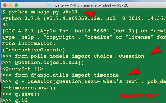 苏南大叔：django的shell命令，如何操作数据库读写数据？ - django-shell-import