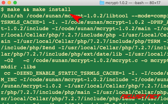 苏南大叔：mac系统，php72如何安装mcrypt扩展？ - mcrypt-make